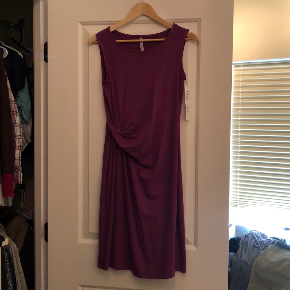 Purple Blue Canoe Dress